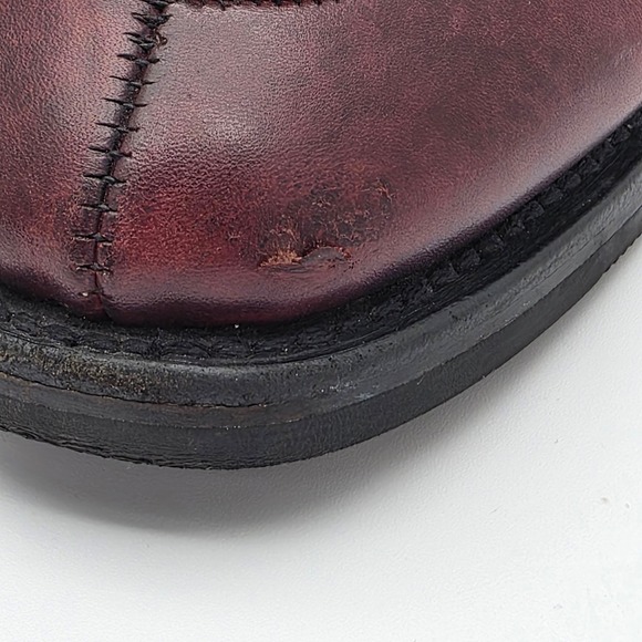 Allen Edmonds Derby‎ Men 9.5 Burgundy Leather Split Toe Made in USA Dress Shoes main image 14